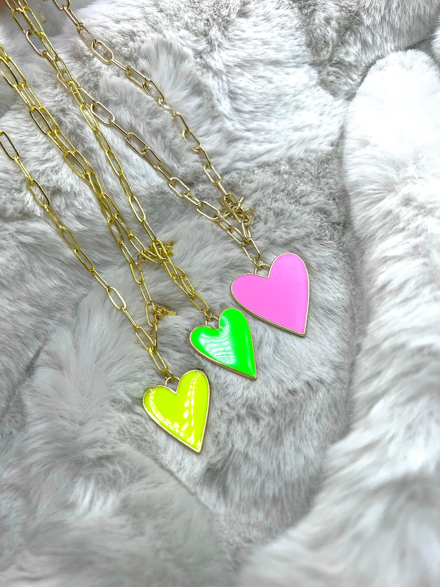 Yellow Heart Necklace
