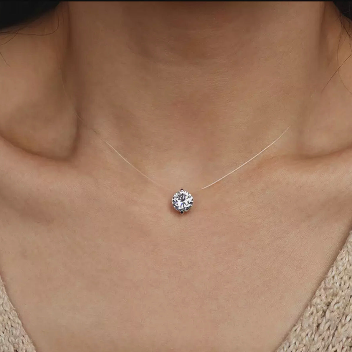 Invisible-Crystal Choker